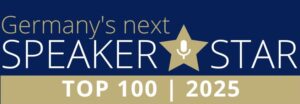 Speaker Stars Logo und Gruppenbilder - Schirmherrin